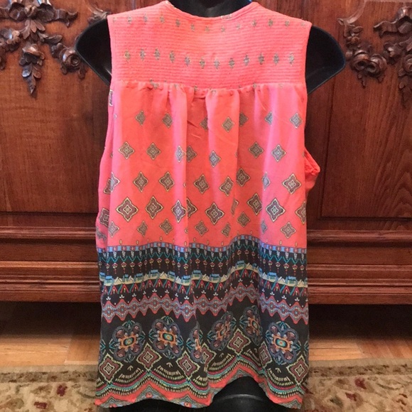 Love J sheer boho tunic top M - Picture 5 of 6